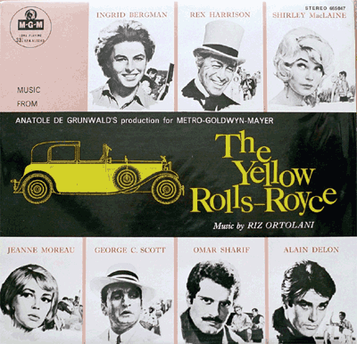 The yellow Rolls-Royce